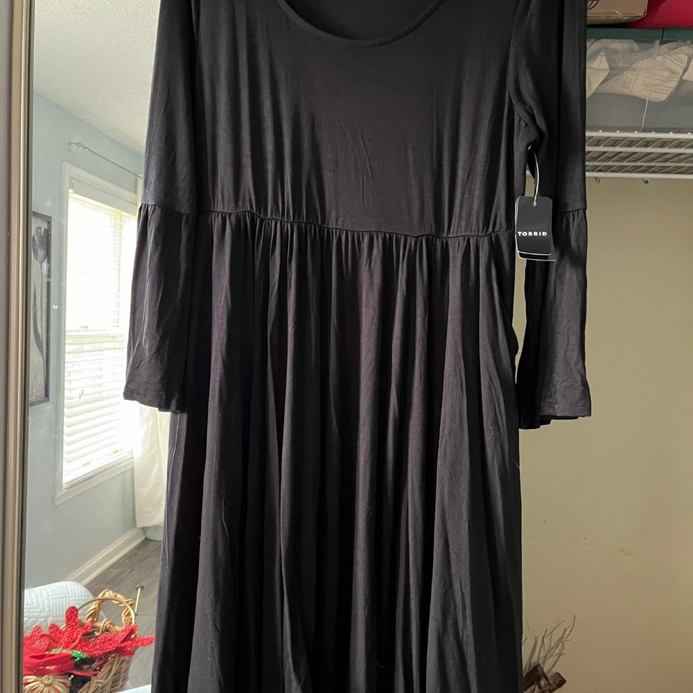TORRID BLACK DRESS BRAND NEW TAGS ON SIZE 12